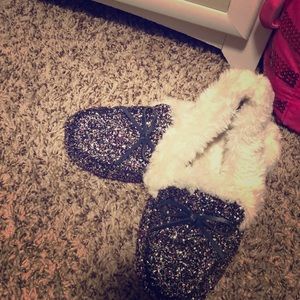 Sparkly moccasins